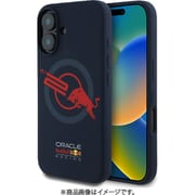 REDBULL RACING iPhone 16用 シリコンケース バックカバー Magsafe充電対応 ネイビー RBHMP16S24SIOLVR