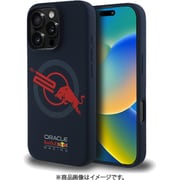 REDBULL RACING iPhone 16 Pro MAX用 シリコンケース バックカバー Magsafe充電対応 ネイビー RBHMP16X24SIOLVR