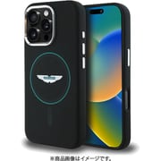 ASTON MARTIN iPhone 16 Pro MAX用 シリコンケース バックカバー Magsafe充電対応 BLACK ASHMP16XSSLN
