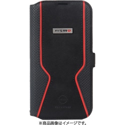 nismo iPhone 16 Pro用 Magsafe対応 アルカンターラ＆本革 手帳型ケース -nismo OFFICIAL LICENSED ProDUCT - NM-P24P-B1