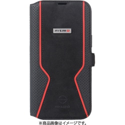 nismo iPhone 16 Pro MAX用 Magsafe対応 アルカンターラ＆本革 手帳型ケース -nismo OFFICIAL LICENSED ProDUCT - NM-P24PX-B1