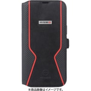 nismo iPhone 16 Pro MAX用 Magsafe対応 アルカンターラ&本革 手帳型ケース -nismo OFFICIAL LICENSED ProDUCT - NM-P24PX-B1