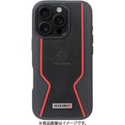 nismo iPhone 16 Pro用 Magsafe対応 アルカンターラ&本革 背面ケース -nismo OFFICIAL LICENSED ProDUCT - NM-P24P-C1