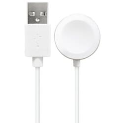 ふわふわ Apple Watch対応 Type-A 磁気充電ケーブル 1m MUJ-APW1M WH