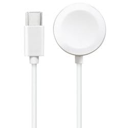 ふわふわ Apple Watch対応 Type-C 磁気充電ケーブル 1m MUJ-APWC1M WH