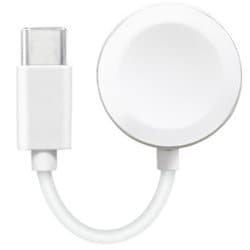 ふわふわ Apple Watch対応 Type-C 磁気充電ケーブル 5cm MUJ-APWC5CM WH