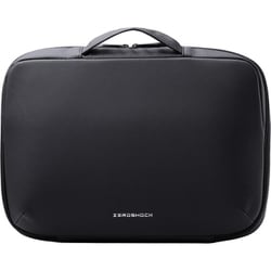 パソコンケース 11.6インチ ハンドル付 PCバッグ 衝撃吸収 ダブルファスナー ZEROSHOCK ブラック ZSB-IBPRL11BK