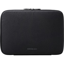 パソコンケース 11インチ PCバッグ 衝撃吸収 コンパクト スリム ダブルファスナー 撥水加工 ZEROSHOCK ブラック ZSB-IBTHP11BK
