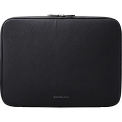 パソコンケース 15.6インチ PCバッグ 衝撃吸収 コンパクト スリムダブルファスナー 撥水加工 ZEROSHOCK ブラック ZSB-IBTHP15BK