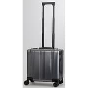 【BLADE Aluminium - Biz】 30L 旅行日数目安:1~2泊 FLAME TYPE/横型ビジネスモデル/機内持込サイズ/アルミ製ボディ・コーナーパッド/クッション付ダブルキャスター/WASHTEC/撥水ポケット(内装)/TS ID/スリムフレーム/ダイアル式TSロック/ガンメタ 1513-38GM