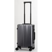 【BLADE Aluminium】 31L 旅行日数目安:1~2泊 FLAME TYPE/機内持込サイズ/アルミ製ボディ・コーナーパッド/FLEX WALKER/WASHTEC/取り外せる仕切り(撥水ポケット付)/TS ID/フック付き台座/スリムフレーム/ダイアル式TSロック/ガンメタ 1513-48GM