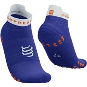 プロ レーシング ソックス V4.0 ラン ロー ユニセックス ランニングウェア ソックス DAZZ BLUE/WHITE（5095） サイズT2（足底：24.5-26cm） XU00047B
