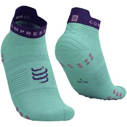 プロ レーシング ソックス V4.0 ラン ロー ユニセックス ランニングウェア ソックス SHELL BLUE/PURPLE（5093） サイズT2（足底：24.5-26cm） XU00047B
