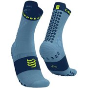 プロ レーシング ソックス V4.0 トレイル ユニセックス ランニングウェア ソックス DENIM/POSEIDON（5096） サイズT1（足底：22-24cm） XU00048B