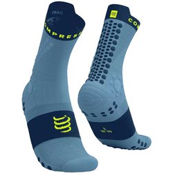 プロ レーシング ソックス V4.0 トレイル ユニセックス ランニングウェア ソックス DENIM/POSEIDON（5096） サイズT4（足底：29-31cm） XU00048B