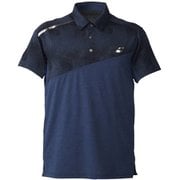 VS SHORT SLEEVE SHIRT メンズ テニス ポロシャツ ネイビー(NV00) Lサイズ BUG5300