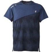 VS SHORT SLEEVE SHIRT メンズ テニス 半袖シャツ ネイビー(NV00) Lサイズ BUG5301