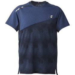 VS SHORT SLEEVE SHIRT メンズ テニス 半袖シャツ ネイビー（NV00） XLサイズ BUG5301