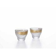 プレミアムニッポンテイスト 金一文字 酒グラスペアセット 各90ml