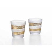 プレミアムニッポンテイスト 金一文字 ロックグラスペアセット 各335ml