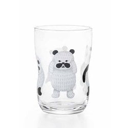 つよいこグラスM パンダ銭湯（とうちゃん） 185ml