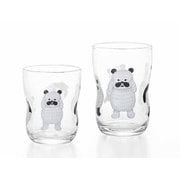 つよいこグラスS&Mセット パンダ銭湯 S:130ml M:185ml
