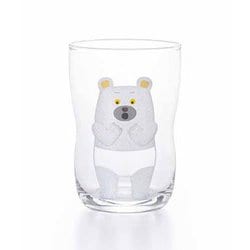 つよいこグラスM しろくまのパンツ 185ml