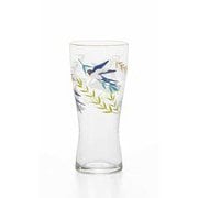 プレミアムニッポンテイスト 吉祥花鳥 ビアグラス 燕と柳 310ml