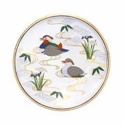 プレミアムニッポンテイスト 吉祥花鳥 丸皿 鴛鴦と菖蒲
