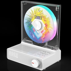 スタンド型ホワイトCDプレーヤー Amazon.co.jp: LONPOO cd プレーヤーbluetooth対応 FMラジオ MP3