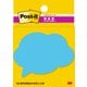 ポストイット 強粘着シルエットノート フキダシ1 SSS-FKU1