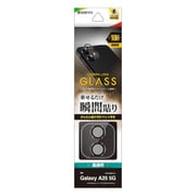 Galaxy A25用 カメラレンズ保護ガラス アルミフレーム 単眼 ブラック CR4798GA25