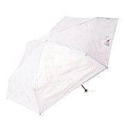 折りたたみ傘 婦人用 晴雨兼用 ポケラシャボン5段ミニ 50cm イージーオープン ピンク 17721