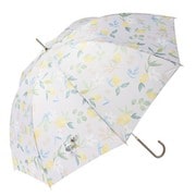 長傘 婦人用 レモンガーデン 58cm 手開き ピンク 17871