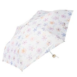 折りたたみ傘 婦人用 ノスタルジアミニ 50cm イージーオープン オフホワイト 17901