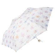 折りたたみ傘 婦人用 ノスタルジアミニ 50cm イージーオープン オフホワイト 17901