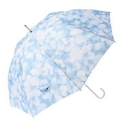 長傘 婦人用 シャイン 58cm 手開き ブルー 17951