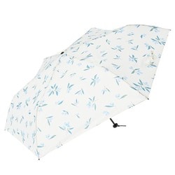 折りたたみ傘 婦人用 晴雨兼用 オリーブカーボン軽量ミニ55 55cm イージーオープン オフホワイト 18101