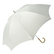 長傘 婦人用 晴雨兼用 遮光ハイレグ58 58cm 手開き 遮光・遮熱 オフホワイト 24511