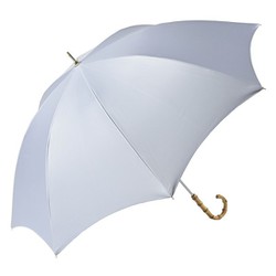 日傘 長傘 婦人用 晴雨兼用 遮光ハイレグ58 58cm 手開き 遮光・遮熱 サックス 24512