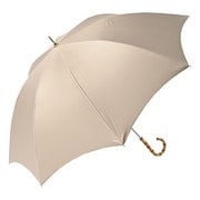 長傘 婦人用 晴雨兼用 遮光ハイレグ58 58cm 手開き 遮光・遮熱 ベージュ 24513