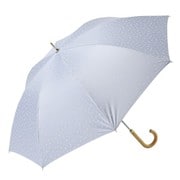 長傘 婦人用 晴雨兼用 遮光プランタン 50cm 手開き 遮光・遮熱 サックス 24593
