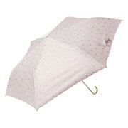 折りたたみ傘 婦人用 晴雨兼用 遮光マイハニーミニ 50cm イージーオープン 遮光・遮熱 ピンク 24642