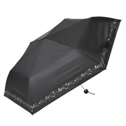 日傘 折りたたみ傘 婦人用 晴雨兼用 遮光バブルミニ55 55cm 手開き式 イージーオープン 遮光・遮熱 ブラック 24701