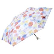 折りたたみ傘 婦人用 晴雨兼用 遮光ジギースレンダーミニ 50cm イージーオープン 遮光・遮熱 オフホワイト 24741