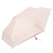 折りたたみ傘 婦人用 晴雨兼用 ポケラ遮光スター5段ミニ 50cm イージーオープン 遮光・遮熱 ピンク 24983