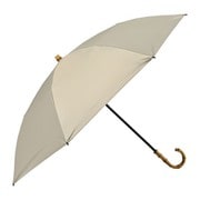 折りたたみ傘 婦人用 晴雨兼用 ピーチドロップ遮光2段ミニ 50cm 手開き 遮光・遮熱 超撥水 ベージュ 25024