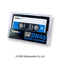 SW46 TAPES BLUE SW46 TAPES カセットテープ型カードホルダー BLUE