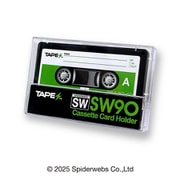 SW90 TAPES GREEN SW90 TAPES カセットテープ型カードホルダー GREEN