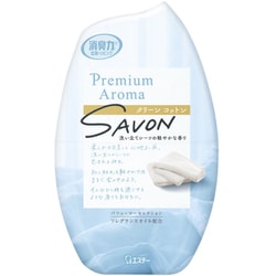 消臭力 プレミアムアロマ サボン 部屋用 置き型 クリーンコットン 400mL [消臭剤 芳香剤 ルームフレグランス 玄関 リビング用]